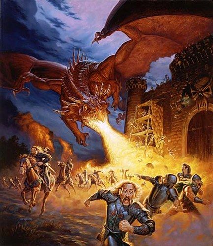 Boris Vallejo Todd Lockwood, Jeff Easley, Advanced Dungeons And Dragons, Dungeons And Dragons Art, Castle Aesthetic, Boris Vallejo, Fantasy Castle, Dnd Art, Fantasy Dragon