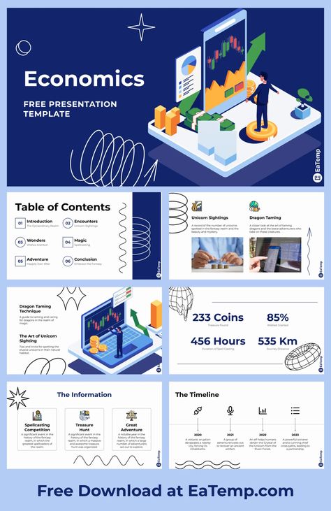 Economics PPT Presentation Template - Free PowerPoint Templates, Google Slides, Figma Deck And Resume Accounting Ppt Template, Economic Presentation Design, Modern Presentation Design, Ppt Ideas, Free Business Logo, Free Powerpoint Presentations, Free Ppt Template, Ppt Slides, Presentation Deck