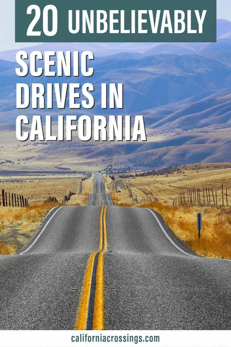 Get ideas for a great road trip in California. These 20 California road trip itineraries suggestions cover scenic byways, the best California coastal roads and some of the most famous roads in California. California road trip ideas | Scenic routes in California | best California road trips | Northern California road trip | Southern California road trip | California scenic byways | California vacation tips | California vacation ideas Southern California Road Trip, California Vacation Ideas, Northern California Road Trip, California Road Trip Itinerary, California Road Trips, California Roadtrip, Day Trip Ideas, Beautiful California, Scenic Road Trip