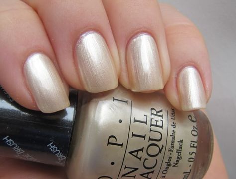 OPI I only drink champagne Champagne Nail Color, Champagne Nail Polish, Ivory Nails, Champagne Nails, Nail Room Ideas, Gold Nail Polish, Nail Room, Nail Colours, Opi Nails