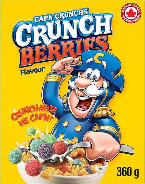 Captain Crunch Berries, Captain Crunch Cereal, Berry Cereal, Crunch Berries, Captain Crunch, Capn Crunch, Oat Cereal, Paper Squishy, Crunch Cereal