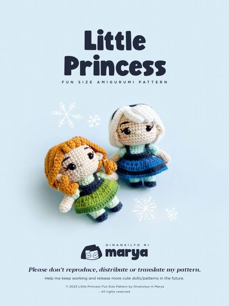 Elsa Chibi, Disney Amigurumi, Crochet Kitchen Towels, Disney Crochet Patterns, Crochet Disney, Crochet Keychain Pattern, Pola Amigurumi, Treble Crochet Stitch, Crochet Bookmarks