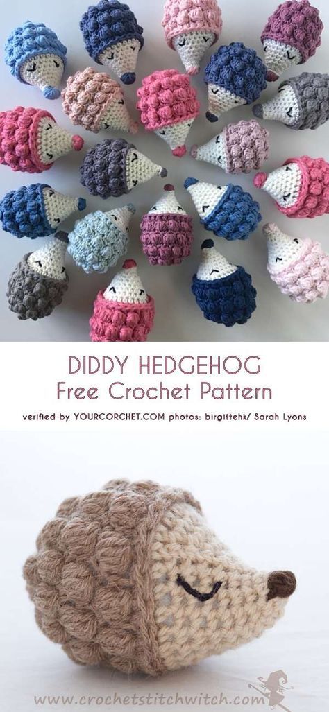 Crochet Hedgehog, Beau Crochet, Handbags Patterns, Confection Au Crochet, Crochet Keychain Pattern, Pola Amigurumi, Crochet Amigurumi Free Patterns, Crochet Amigurumi Free, Crochet Simple