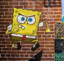 Spongebob Graffiti | Flickr - Photo Sharing! Graffiti On Brick Wall, Spongebob Cartoon, Spongebob Drawings, Cartoon Download, Pineapple Under The Sea, Graffiti Street Art, Wall Tattoo, Graffiti Wallpaper, Smosh