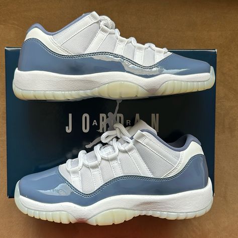 Jordan 11 Retro Low Gs “Diffused Blue” Size 7y Or 8.5w Brand New In Original Box, 100% Authentic Guaranteed Jordan 11 Blue, Jordan 11s, Blue 11s, Jordan 11 Low, Blue Jordans, Jordan 11 Retro Low, Shoes Jordan, Jordan 11 Retro, Swag Shoes