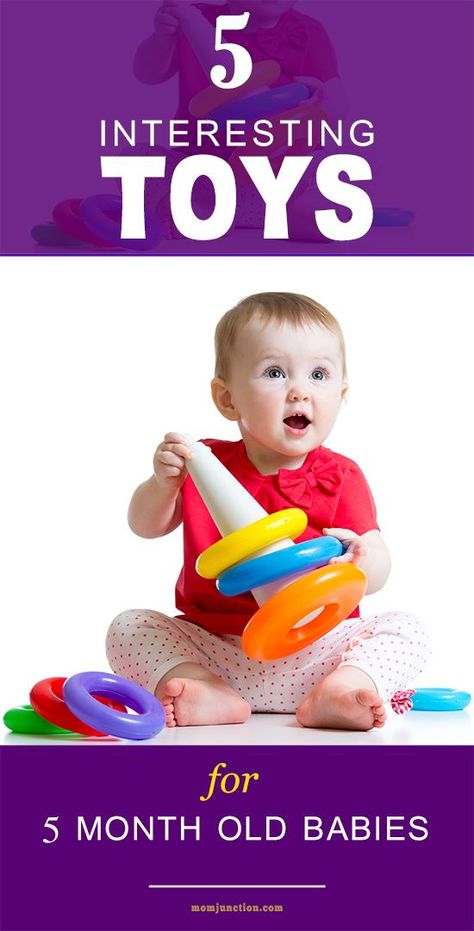 6 Interesting Toys For Your 5 Month Old Baby Toys For 5 Month Old, 4 Month Old Schedule, 5 Month Old Baby Activities, Playing With Baby, Baby Development Milestones, Kitchen Toy Set, Wooden Dollhouse Furniture, 5 Month Baby, 5 Month Old Baby