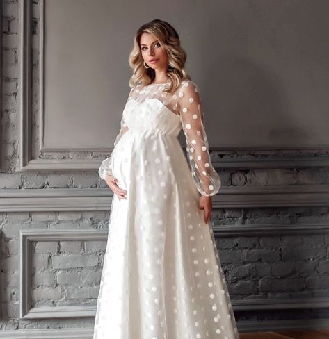 Long Sleeve Maternity Wedding Dress, Reception Dress For Pregnant Bride, Pregnancy Dresses For Wedding, Wedding Gown For Pregnant Brides, Maternity Dresses For Wedding, Wedding Dresses For Pregnant Brides, Pregnant Bride Dress, Wedding Dress For Pregnant Women, Pregnancy Wedding Dress