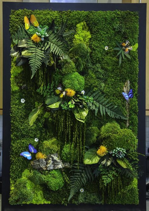 Alien Jungle, Mos Wand, Preserved Moss Wall Art, Wall Moss, Preserved Moss Wall, Moss Decor, Living Wall Art, Wall Art Frame, Moss Wall Art