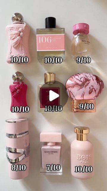 Pink Fragrance, Pink Perfume, Parfums De Marly, Smell Amazing, Narciso Rodriguez, Kate Spade, Fragrance, Pink, Instagram