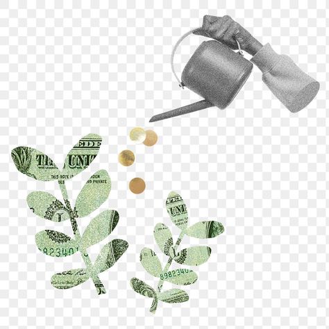 Noteful App, Collage Elements Png, Grow Illustration, Collage Tools, Photo Book Layout, Money Collage, Growing Money, Png Collage, Money Png