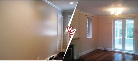 Semi-Gloss vs. Satin Paint Finish: Main Differences and Usage Eggshell Vs Flat Paint, Satin Paint Vs Semi Gloss, Satin Vs Eggshell Finish, Satin Vs Eggshell Paint, Satin Paint On Walls, Semi Gloss Paint On Walls, Satin Vs Semi Gloss, Satin Wall Paint, Semi Gloss Vs Satin