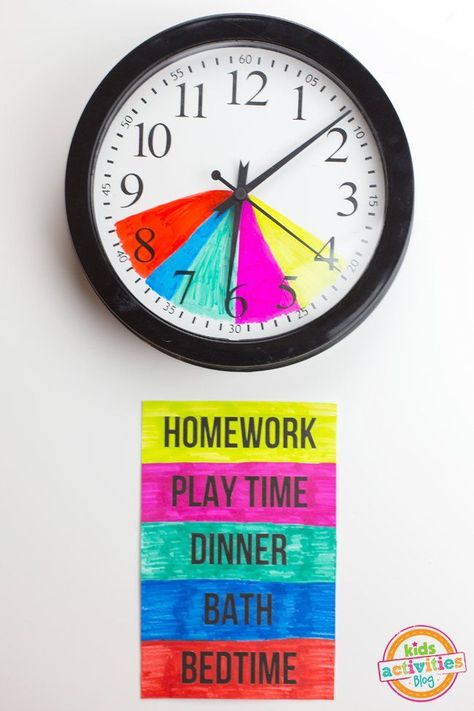 After School Routine Clock - BUT this could be altered for a whole daycare day routine! What a great way for kids to begin to understand time. After School Routine, Back To School Organization, School Routine, Kids Bedtime, Chores For Kids, Organization Kids, Chore Chart, School Organization, School Hacks