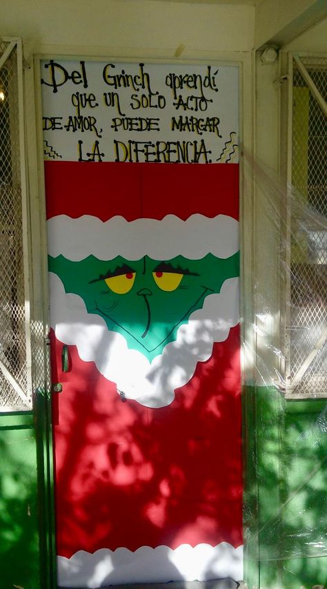 Puerta Grinch. Grinch, Christmas, Home Decor, Home Décor