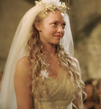 Mamma Mia Wedding! Mamma Mia Wedding Dress, Mamma Mia Wedding, Donna Sheridan, Movie Wedding Dresses, Wedding Hairstyles And Makeup, Celebrity Bride, Dominic Cooper, Candice Accola, Bridal Gallery