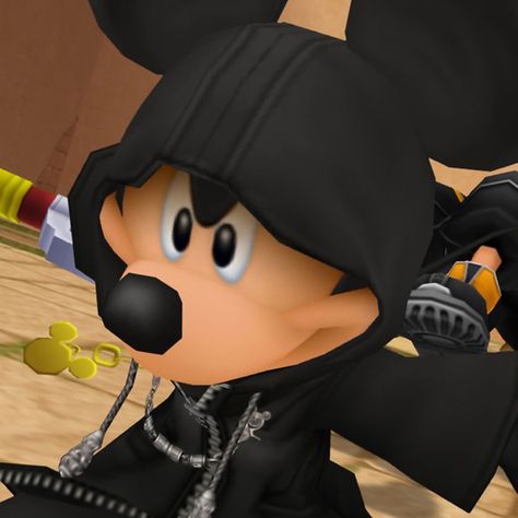 Kingdom Hearts, Cartoon Character, High Definition, Black