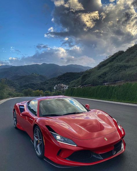 Ferrari F8 Tributo on Instagram: “Rolling by the Mountains gotta love it! @ema.ferrarilosangeles Follow us for more!! @f8tributo  @f8tributo  @f8tributo  DM us for credits.…” Ferrari F8 Tributo, F8 Tributo, Ferrari F8, Tokyo Drift Cars, Iconic Models, Pimped Out Cars, Lamborghini Veneno, Car Chevrolet, Lamborghini Cars