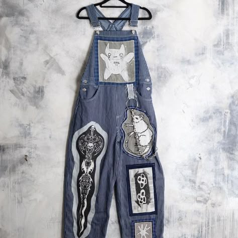 Remake Clothes, Sick Clothes, Patch Pants, Alt Clothes, Grunge Fairy, Upcycled Fashion, Fashion Project, About Time, Clothes Crafts