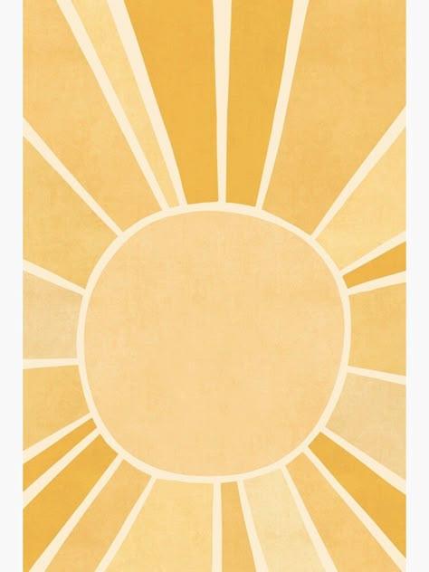 "Mustard yellow boho sun" Poster by Miss-Belle | Redbubble Yellow Boho Aesthetic, Yellow Wall Room Aesthetic, Yellow Aesthetic Poster, Mustard Yellow Aesthetic, Mustard Aesthetic, Soft Yellow Aesthetic, Mustard Yellow Wallpaper, Boho Posters, Abstract Sunrise