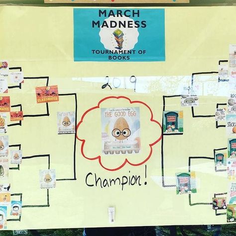 10 March Madness Ideas to Dribble Into Your Elementary Classroom This School Year | Teach Starter March Madness Classroom Ideas, March Madness Ideas, March Madness Reading Challenge, March Madness Bulletin Board, March Madness Book Tournament, March Madness Books, Read Alouds Kindergarten, Tournament Of Books, Ece Activities