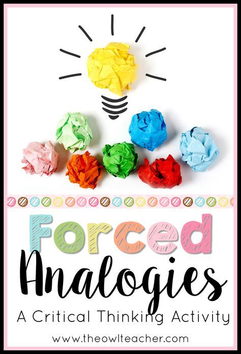 This critical thinking activity is all about getting your students to think deeper and to synthesize in your elementary classrooms! Students will love this engaging activity! Critical Thinking Elementary School, Gifted And Talented Elementary, Target Classroom, Increasing Vocabulary, Analogies Activities, Creative Thinking Activities, Gifted Classroom, Owl Teacher, Teaching Critical Thinking