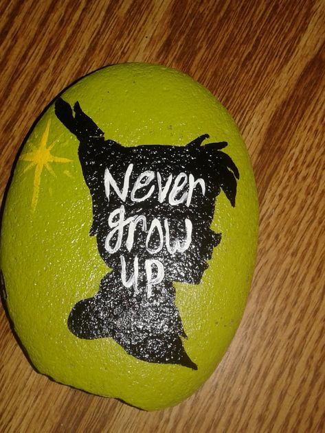 Peter Pan Painted 8/2019 TNT Painted Pumpkins Easy, Never Grow Up, Easy Pumpkin, Painted Pumpkins, Family Love, Peter Pan, Painted Rocks, Homecoming Dresses, Pumpkins