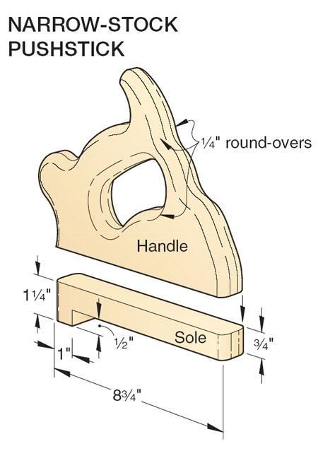 narrrrow-stock pushstick Push Stick, Rustic Woodworking, Wood Shop Projects, Learn Woodworking, Woodworking Workshop, Popular Woodworking, Woodworking Plan, Woodworking Jigs, Wood Working For Beginners