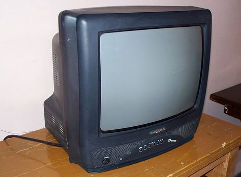 News On Tv, 90s Television, Crt Tv, 2000s Baby, Tv Head, Traditional Media, Television Set, 90s Tv, New Tech