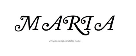 Maria Name Tattoo, Maria Name, Tattoo Names, Name Fonts, Tattoo Name Fonts, Tattoo Name, Name Tattoo Designs, Female Names, Name Tattoo