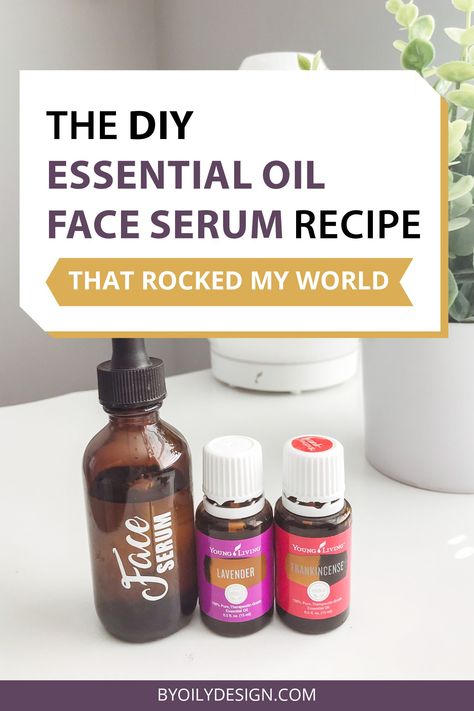 Diy Face Serum Recipe, Essential Oils For Wrinkles, Oils For Wrinkles, Face Serum Recipe, Serum Recipe, Diy Serum, Essential Oils For Face, Essential Oil Beauty, Essential Oil Safety