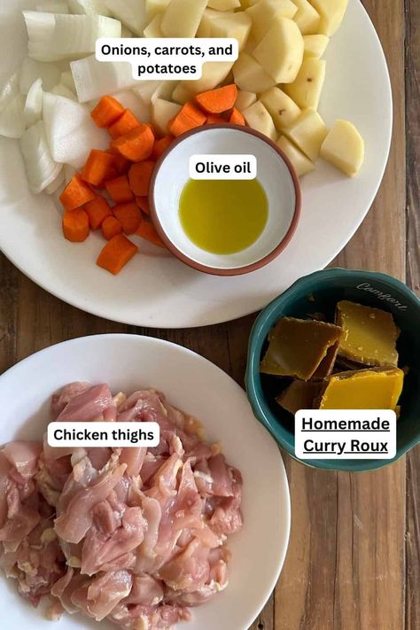 How To Make Homemade Japanese Chicken Curry From Scratch - Explore Cook Eat Japanese Chicken Curry, Tuna And Egg, Japanese Chicken, Homemade Curry, Steamed White Rice, Perfect Rice, Easy Curry, Japanese Curry, Curry Rice