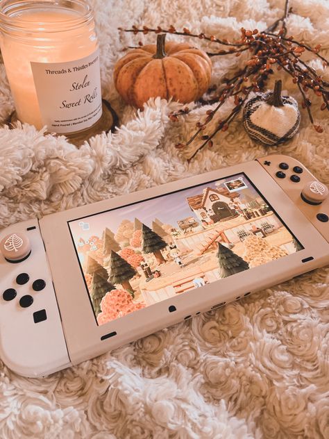 cozy fall animal crossing session on nintendo switch 🍂 follow @chickwoodgames on instagram & tiktok for more cozy gamer content #cozygames #cozygamer #cozylifestyle #fallvibes #hyggelife #nintendoswitch #animalcrossing #acnh #videogames Fall Animal Crossing, Cozy Animal Crossing, Gaming Room Ideas, Cozy Gamer, Nintendo Switch Animal Crossing, Character Vibes, Nintendo Switch Case, Board Game Night, Fall Games