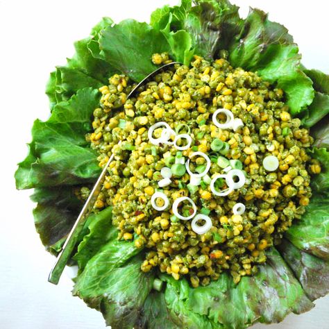 Salad of Green and Yellow Split Peas with Pesto via Relishing It Split Pea Salad, Yellow Split Pea Recipe, Green Split Peas, Pea Pesto, Yellow Split Peas, Split Peas, Weekend Cooking, Split Pea Soup, Pea Salad