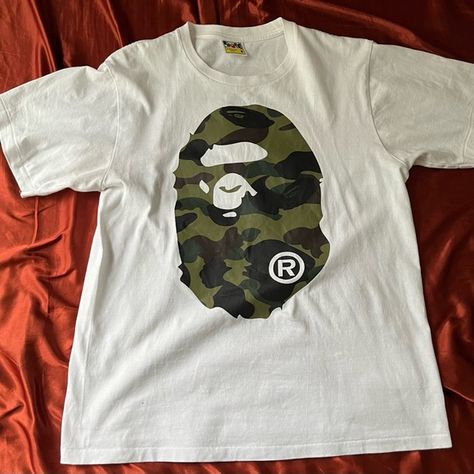 Bape Shirt Bape Fit, Bape Tee, Bape Shirt, Bday List, Christmas Wishlist, Old Money, Dream Wardrobe, Fashion Inspo Outfits, Top Shirt