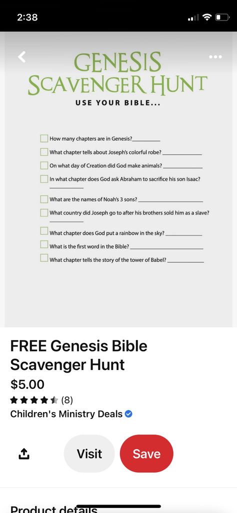 Genesis Scavenger Hunt, Toddler Scavenger Hunt, Bible 101, Church Youth Group Activities, Bible Scavenger Hunt, Awana Sparks, Youth Bible Lessons, Sunday School Worksheets, Prayers Of The Righteous