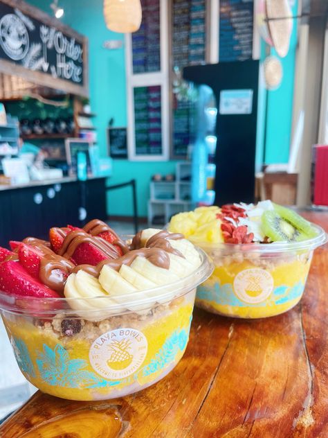 Acai Bowl Preppy, Playabowls Recipe, Summer Acai Bowl, Acie Bowls Aesthetic, Playa Bowls Aesthetic, Mango Acai Bowl, Açai Bowls, Açaí Bowls, Acai Bowls Recipe