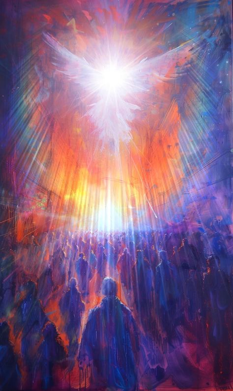 Prophetic Watercolor Art, Divine Light Art, Yeshua Painting, Holy Spirit Painting, Holy Spirit Wallpaper, Prophetic Art Warriors, Pentecost Art, Prophecy Art, Abstract Christian Art