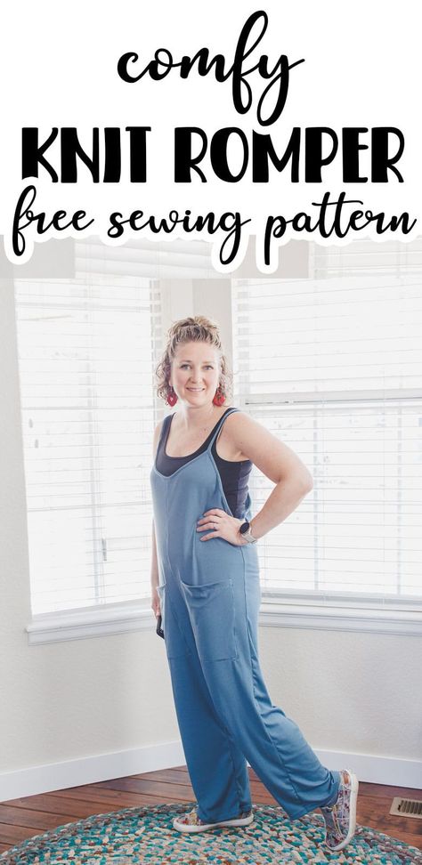 Sewing Patterns Jumpsuits & Rompers, Stretchy Jumpsuit Pattern, Jumpsuit Free Pattern Women, Overall Jumper Pattern, Women’s Jumper Pattern, Boho Romper Pattern Free, Jumper Sewing Pattern Free, Easy Sew Overalls, Jersey Jumpsuit Pattern