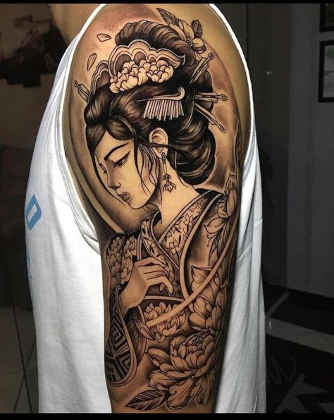 Samurai Mask Tattoo, Japanese Leg Tattoo, Geisha Tattoo Design, Neo Tattoo, Heaven Tattoos, Samurai Tattoo Design, Geisha Tattoo, Graffiti Tattoo, Japan Tattoo Design