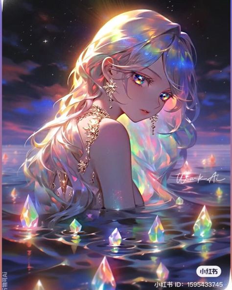 Anime Mermaid, Dessin Adorable, Digital Art Anime, 판타지 아트, Cool Anime Pictures, Dreamy Art, Beautiful Fantasy Art, Anime Artwork, Anime Scenery