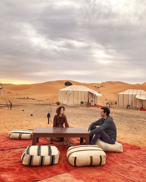 Glamping in the desert and chasing waterfalls are just some of the best day trips from Marrakech. Discover 11 unmissable excursions from Marrakech! Moroccan Desert, Morocco Desert, Desert Camp, Desert Photography, Desert Travel, Visit Morocco, Luxury Camping, Morocco Travel, In The Desert