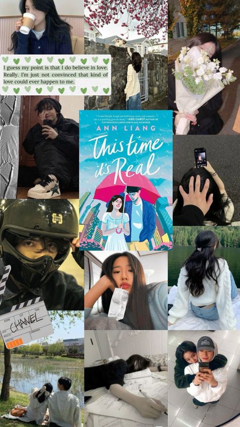 This time its real- Ann Liang #books #collageart Ann Liang, Princess Diaries, Top Books To Read, Top Books, Fan Book, Cute Couples Goals, Book Aesthetic, Romance Books, Couple Goals