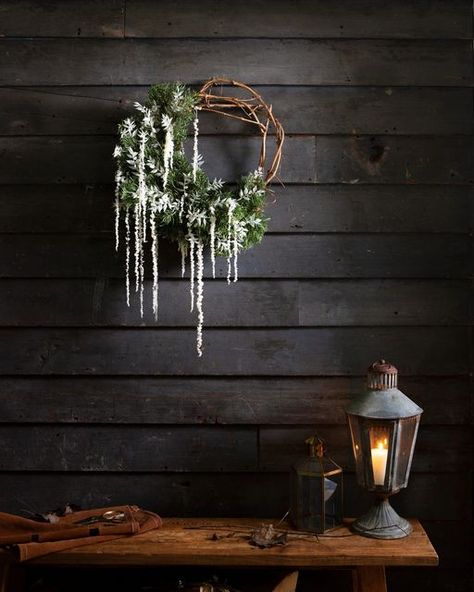 @shopterrain on Instagram: "Ring in the holidays with our special collection of fresh, hand-crafted wreaths." Iron Lantern, Decorated Wreaths, Iron Lanterns, Floral Studio, Wreaths & Garlands, Amaranth, Winter Forest, Outdoor Garden Furniture, Garden Essentials