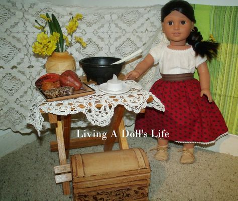 Our Generation Doll House, American Girl Julie, Ag Doll House, American Girl Doll Room, Dolls Furniture, American Girl Doll Sleeping Bag, Kirsten American Girl Doll, Doll Room, American Girl Doll House