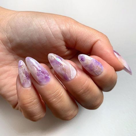 Nail Essentials, Crystal Nails, Gel Nail Designs, Crystal Art, Wedding Nails, Amethyst Crystal, Makeup Nails, Girly Things, Nail Inspo