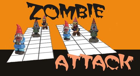 Zombie Attack - Stop the zombies before the get you! This outdoor Halloween game is perfect for large spaces and active kids and adults too. Adapt Zombie Attack for any age group. Halloween Questions, Charades For Kids, Halloween Food Crafts, Fun Halloween Party Games, Hogwarts Christmas, Halloween Bingo, Zombie Attack, Halloween Classroom, Halloween Eyeballs