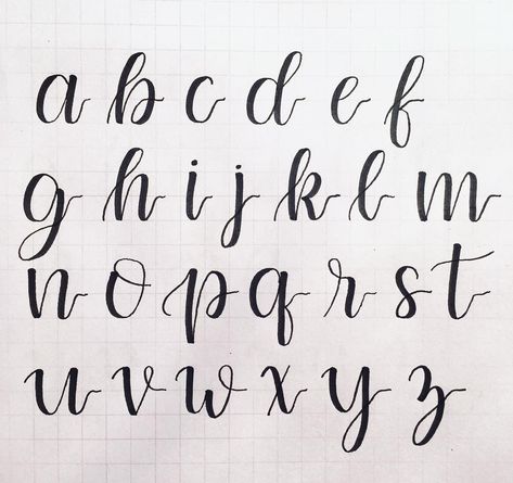 Simran J Sahni on Instagram: “Just some lower case brush letters 🙂  #calligraphy #calligraphyaddict #calligraphycommunity #calligraphymasters #calligraphydaily…” J Calligraphy Letter, Calligraphy Lowercase, Synthetic Division, Brush Letters, Letters Calligraphy, Journal Stuff, Lower Case, Wedding 2024, Brush Lettering