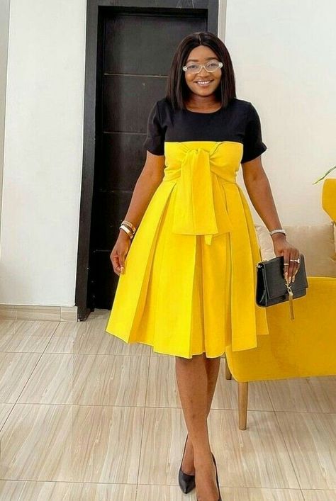 Short Gown For Chivon, Office Short English Gown Styles, Women Ankara Dresses, English Gown Styles, Dresses African Fashion, English Gown, Fancy Short Dresses, Best Fashion Designers, Corporate Dress