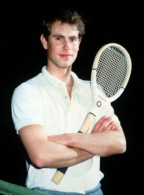 Prince Edward plays real tennis | Prince Edward (later The E… | Flickr Duke Of Edinburgh Award, 54th Birthday, Princess Diana Family, British Family, Gold Award, Birthday Today, British Royal Families, Young Prince, House Of Windsor