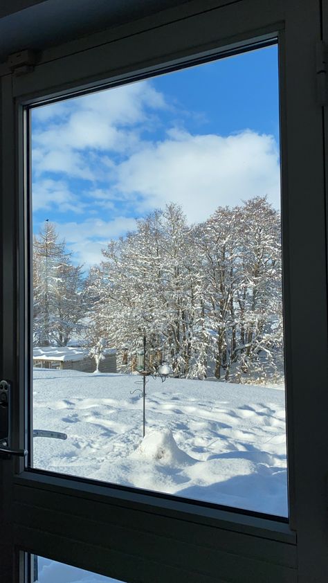 Snow outside window , winter, Scotland , thick snow , winter wonderland Snow Outside Window Aesthetic, Snow From Window, Snow Outside Window, Culture Identity, Snow Window, Window Snow, Cabin Windows, Christmas Doors, Outside Window