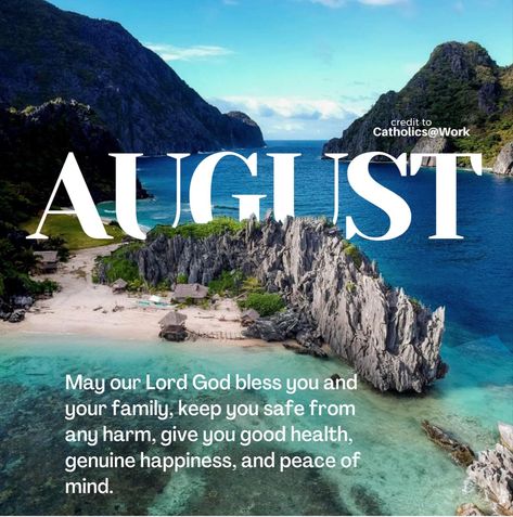 August 1st Blessings, New Month August Blessings, Happy New Month August, Seasons Quotes, Hello August Images, August Blessings, Jesus Quotes Powerful, Happy New Month Quotes, August Images